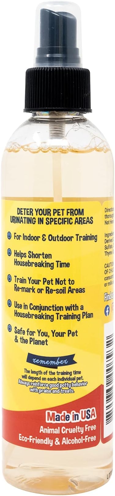 Not Here! Spray | Trains Your Pet Where Not to Urinate (Bodhi Dog) 8 oz- Limited Stock