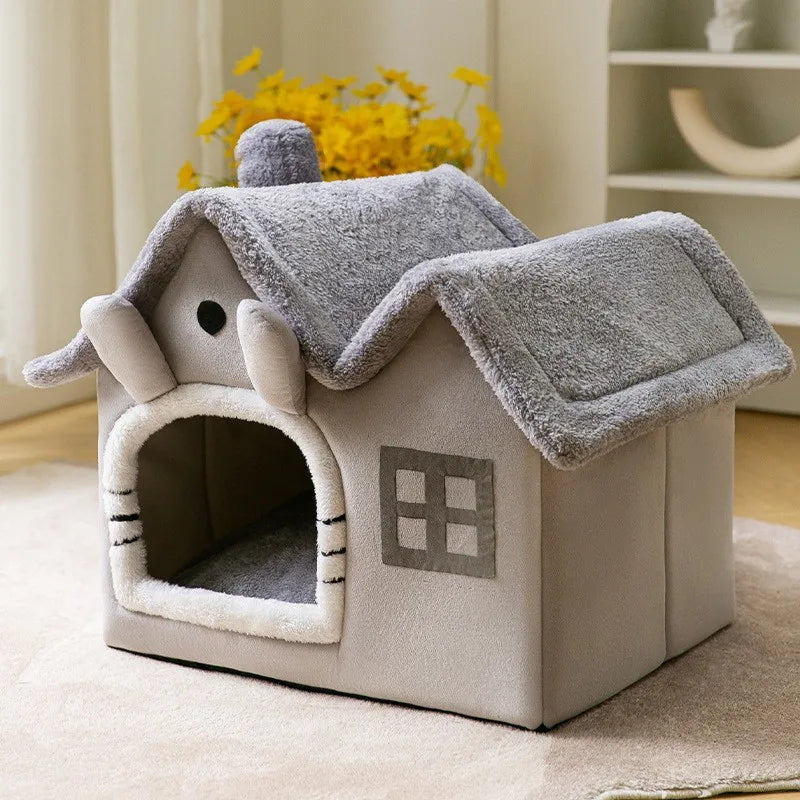 The PUPPY CAVE! Foldable Dog House Kennel Bed / Mat: Sofa For Small Medium Dogs