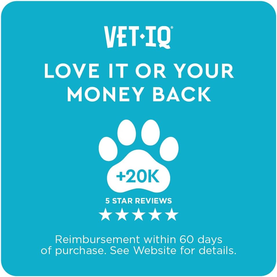 VetIQ Calming Support Chews for Dogs, Anxiety Relief, 120ct (Vet Recommended)