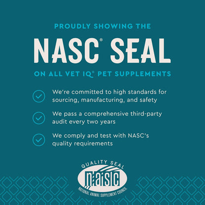 VetIQ Calming Support Chews for Dogs, Anxiety Relief, 120ct (Vet Recommended)
