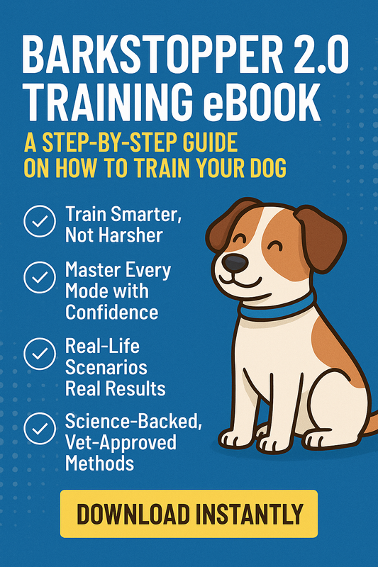 Barkstopper Step By Step Training eBook: A scientific and easy guide on how to train your dog
