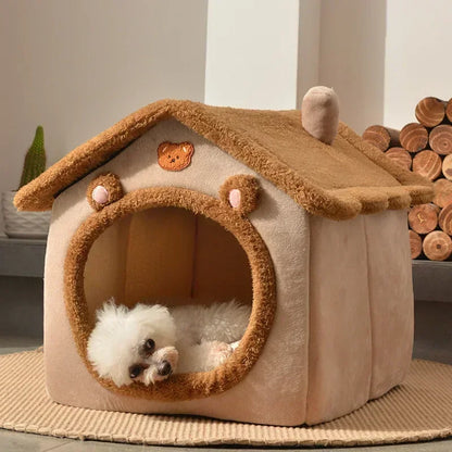 The PUPPY CAVE! Foldable Dog House Kennel Bed / Mat:  Sofa For Small Medium Dogs
