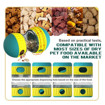 Dog Toy Tumbler Leaky Food Ball: Slow Feed, Brain Game